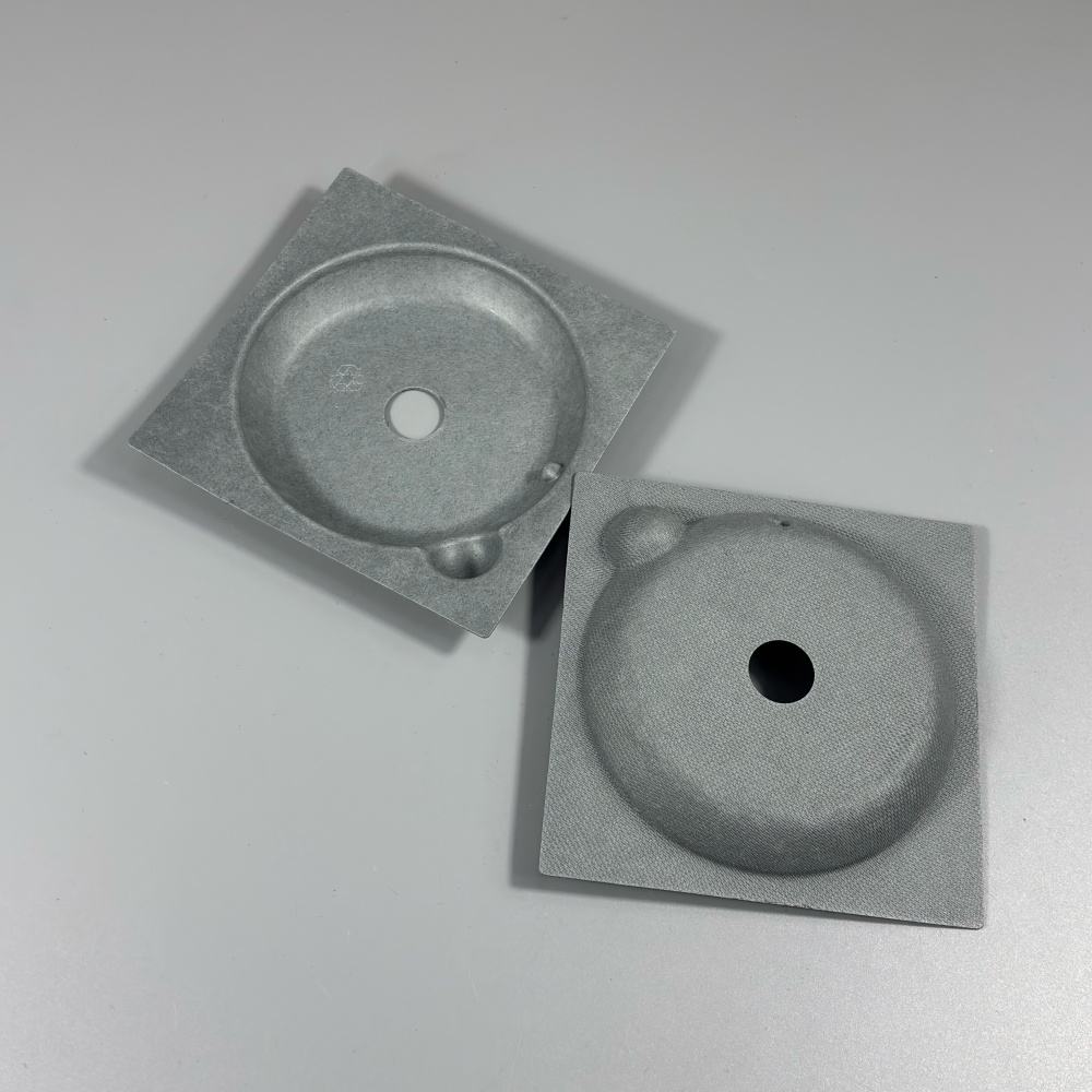 Dry Pressed Molded Pulp Wine Bottle Holder