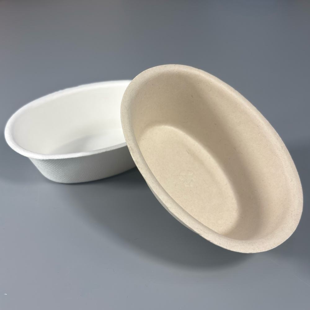 Oval Sugarcane Bagasse Bowl