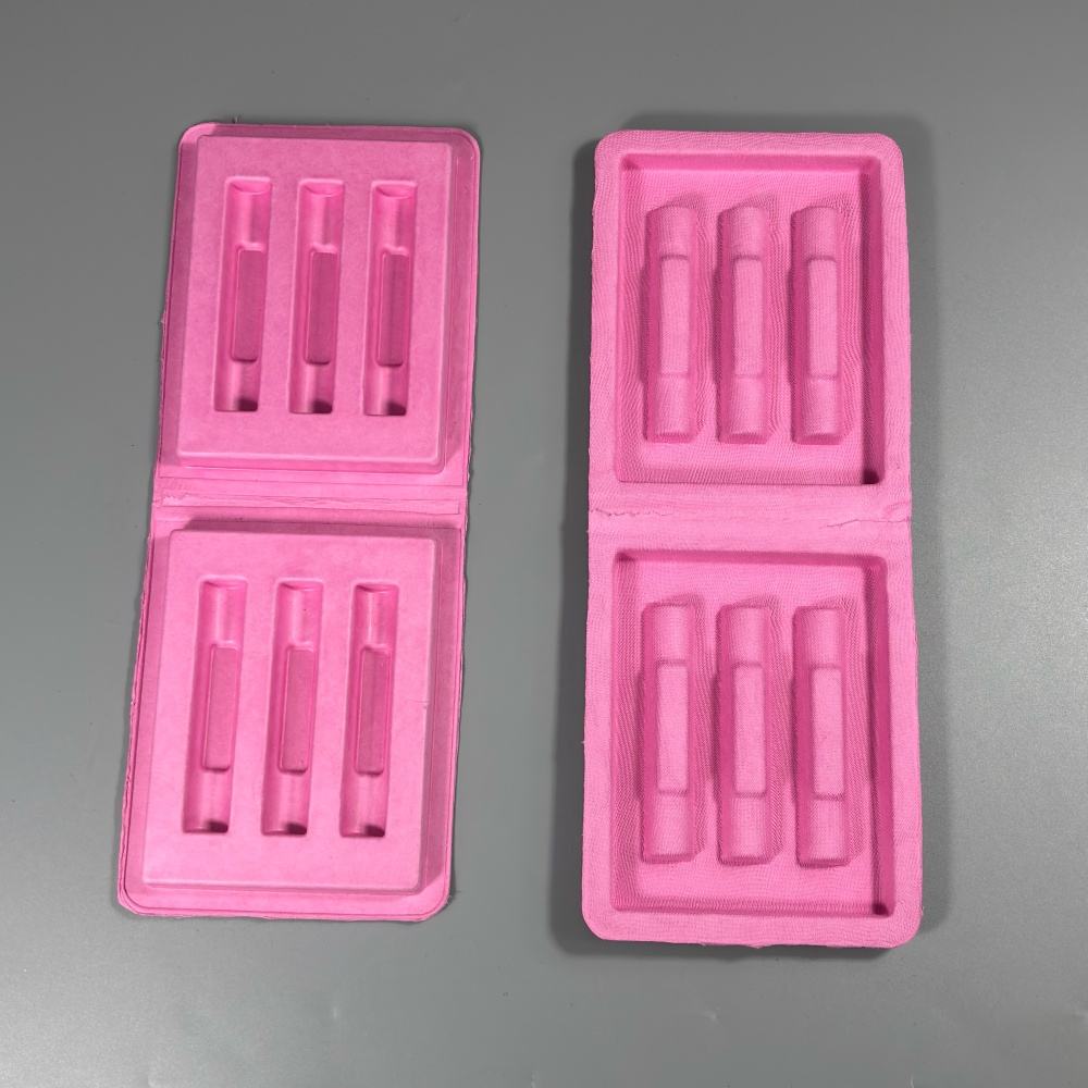 Biodegradable Pink Skincare Tray