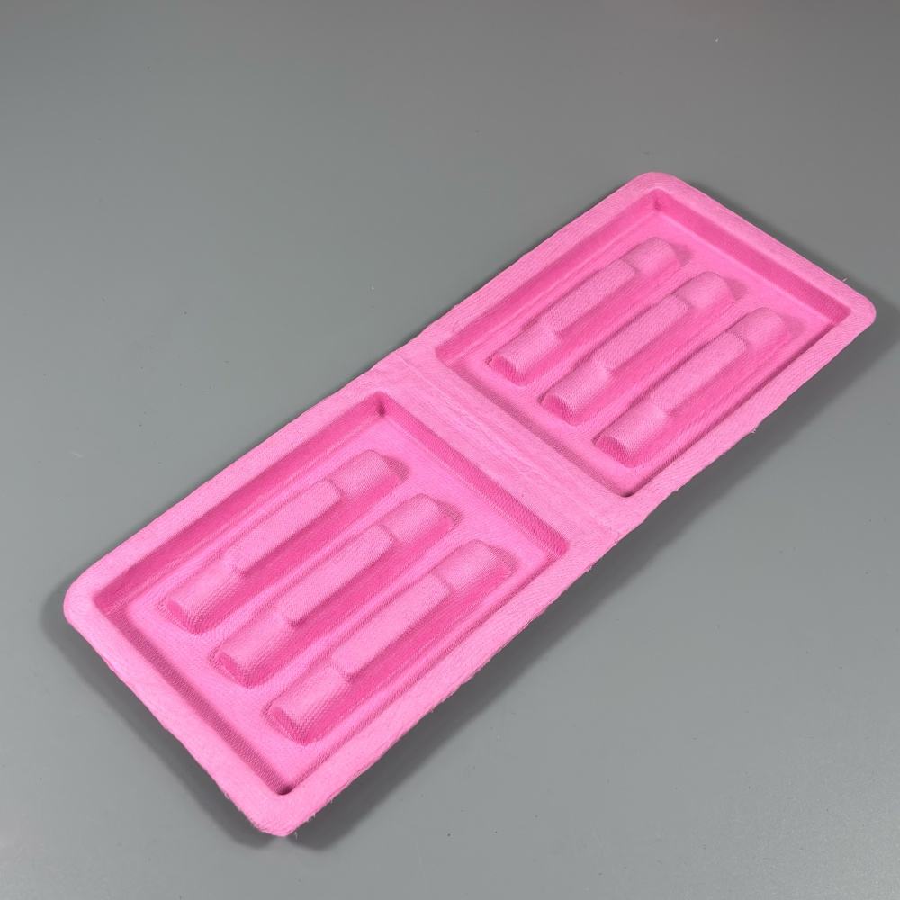 Biodegradable Pink Skincare Tray