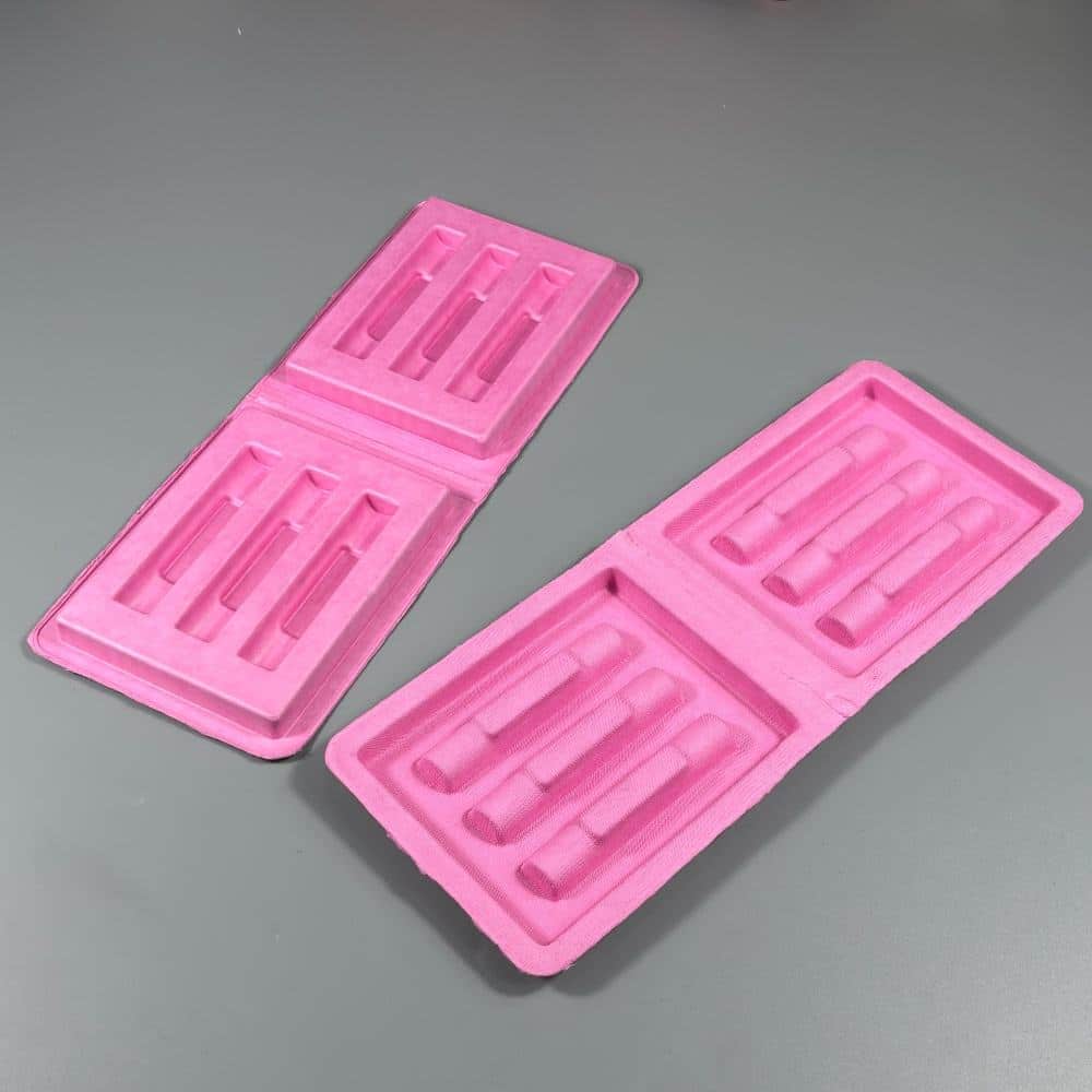 Biodegradable Pink Skincare Tray