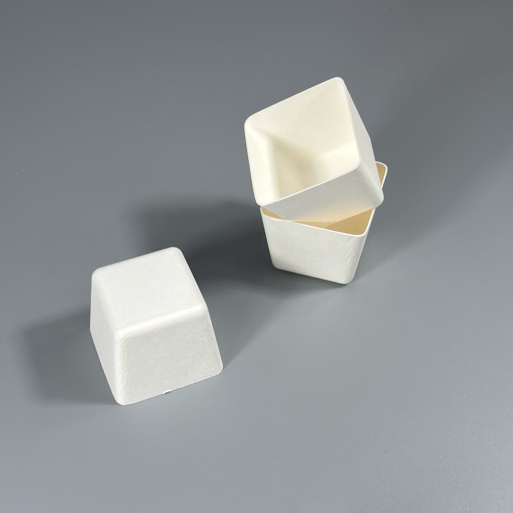 Custom Biodegradable Molded Pulp Tea Square Box