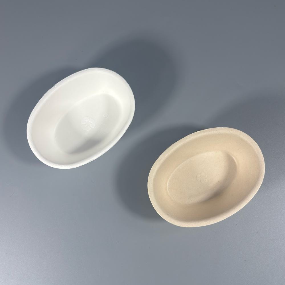 Oval Sugarcane Bagasse Bowl