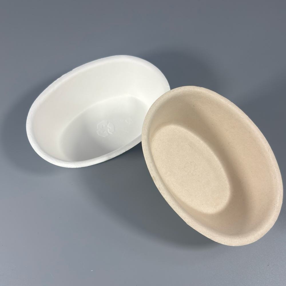 Oval Sugarcane Bagasse Bowl